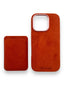 MagSafe Wallet & Case Orange Alcantara - Timexout